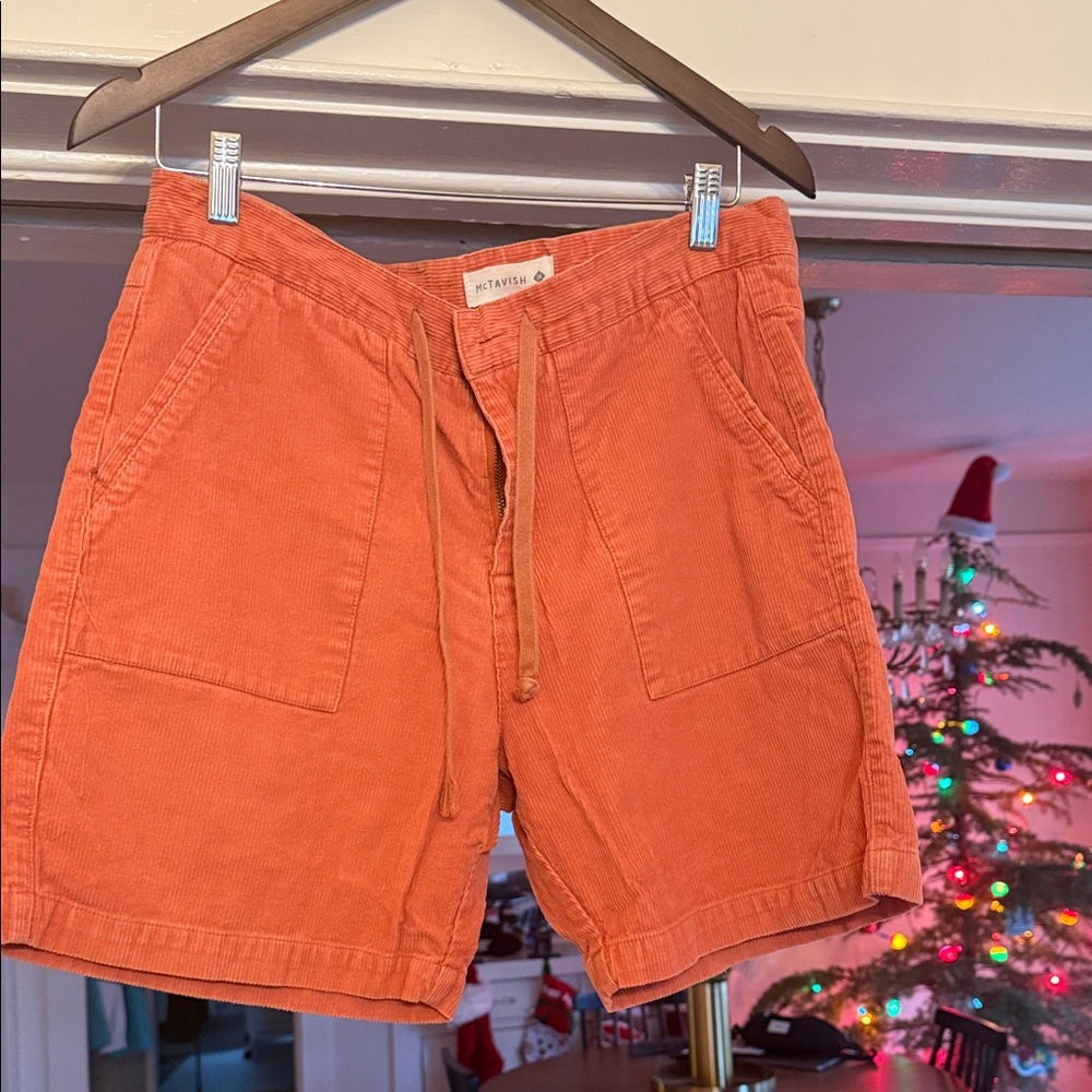 Men's McTavish Salmon Cord Shorts